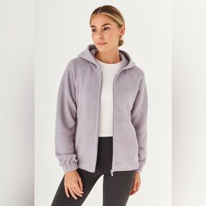 Lululemon Pave New Ways Full-Zip Hoodie Jacket Large Streetwear Loungewear Gray